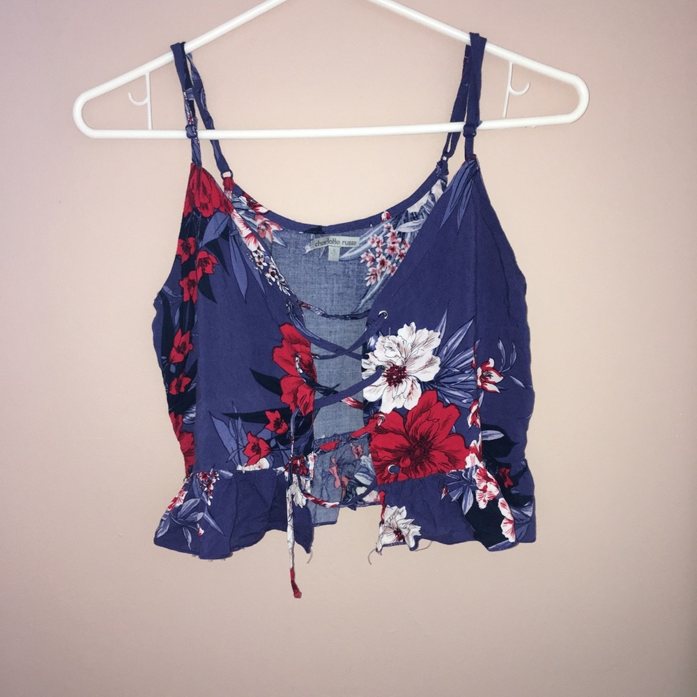 Charlotte Russe, Flowered crop top